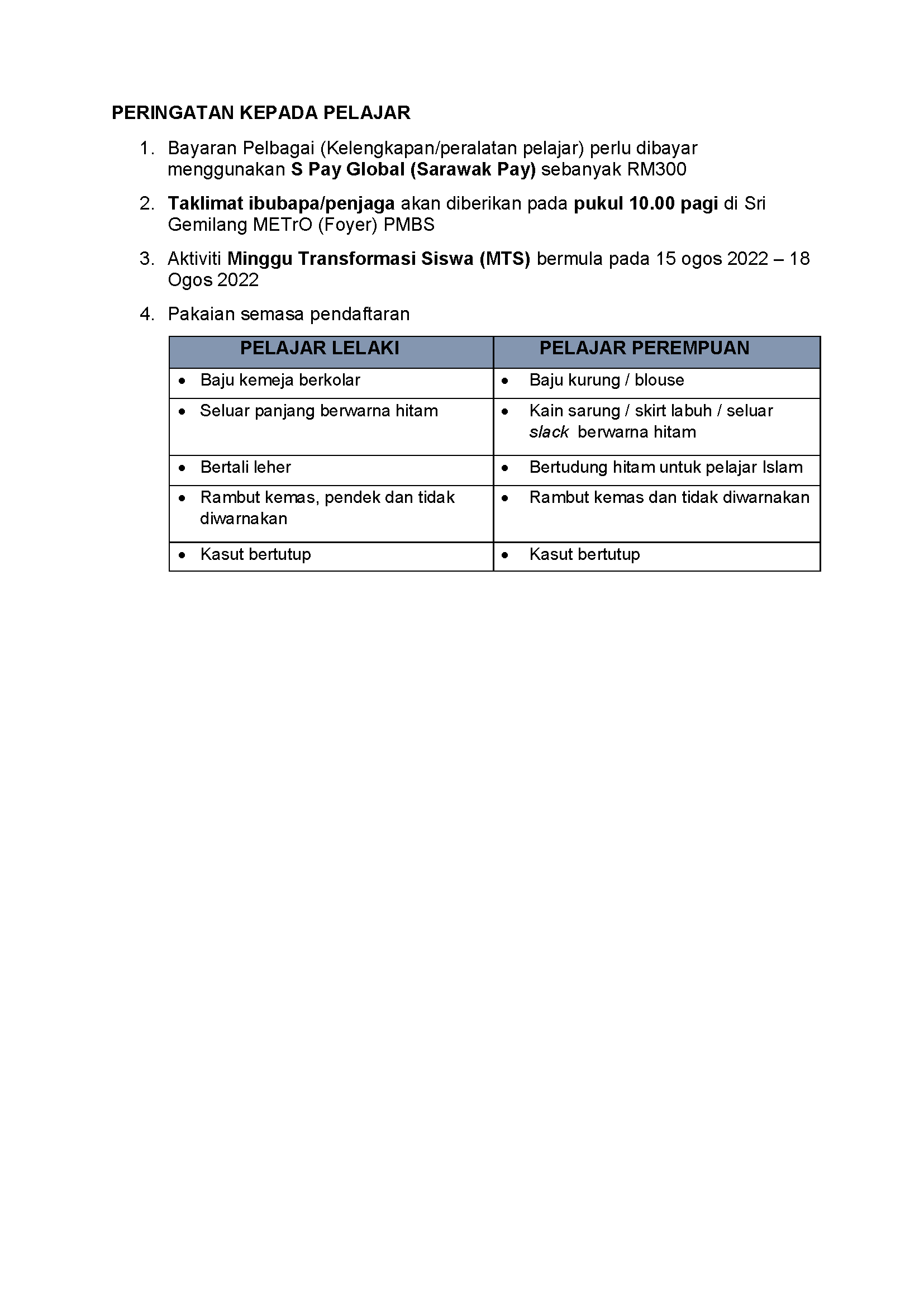 Carta Alir Pendaftran pelajar baharu sesi I 2022 2023 Page 2