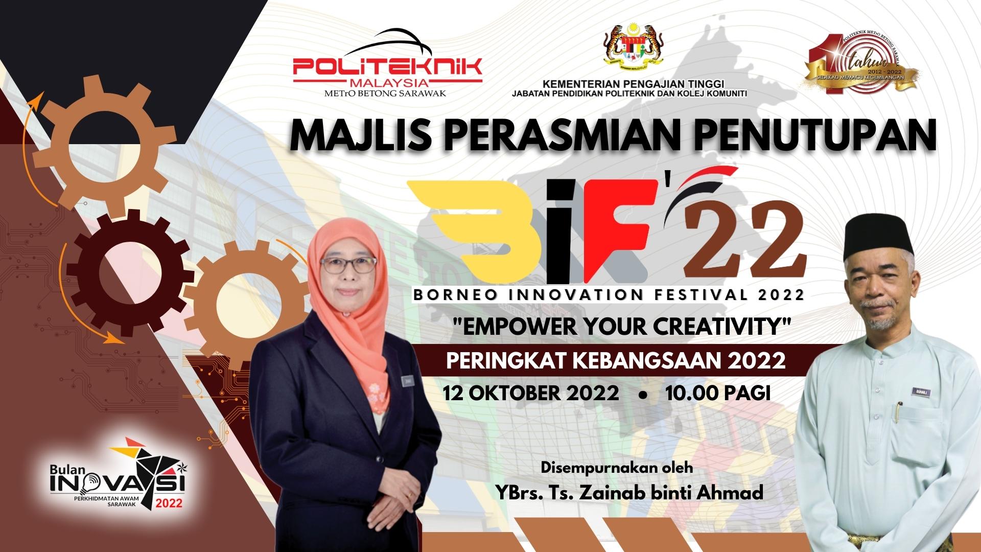 Poster majlis penutupan bif2022 12 10 2022
