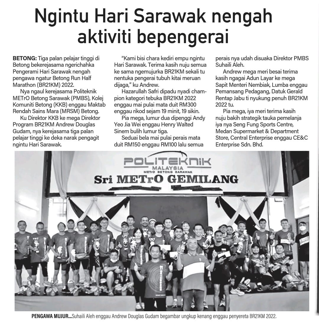 KeratanAkhbar SuaraSarawak Iban 30 07 2022